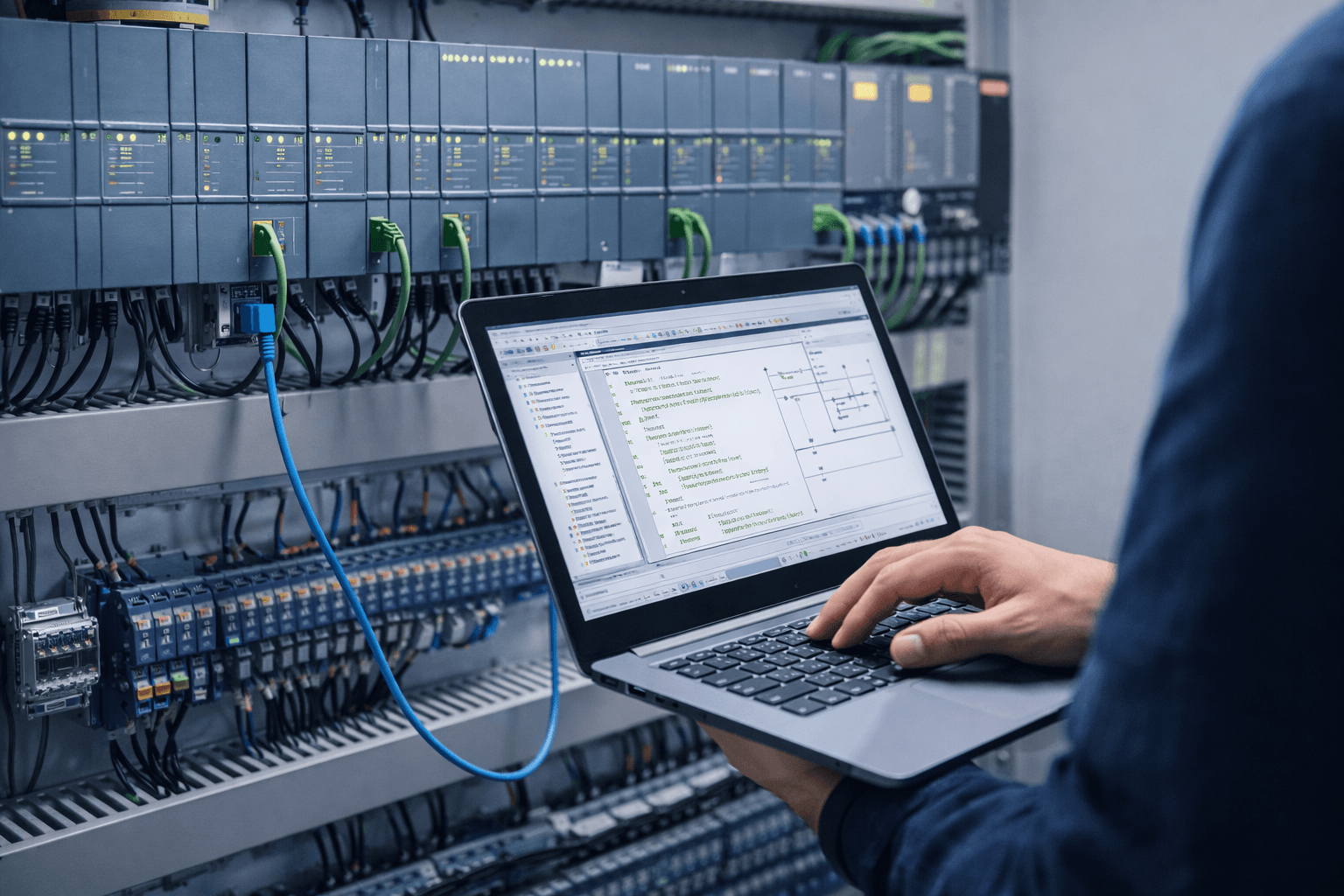 PLC szekrény és ipari vezérlőberendezések